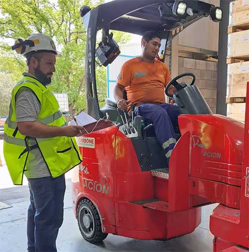 prevención de accidentes con eutoelevadores
